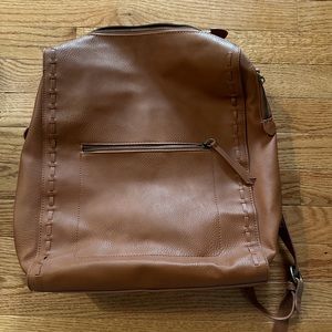 Brown book bag